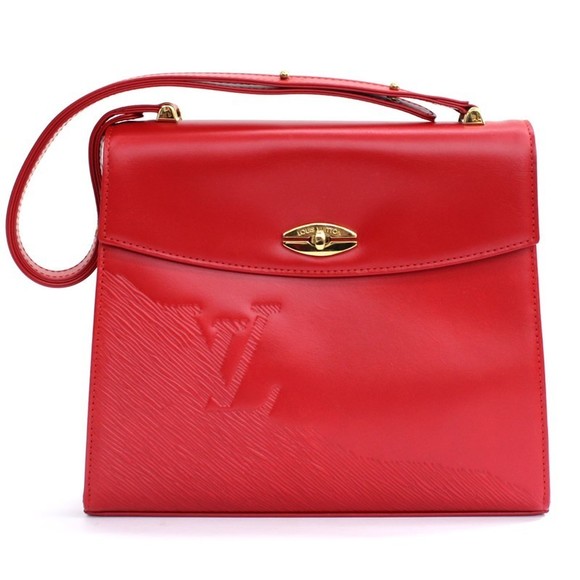 Louis Vuitton Calf Spartan Opera Shoulder Bag Red - Picture 1 of 10